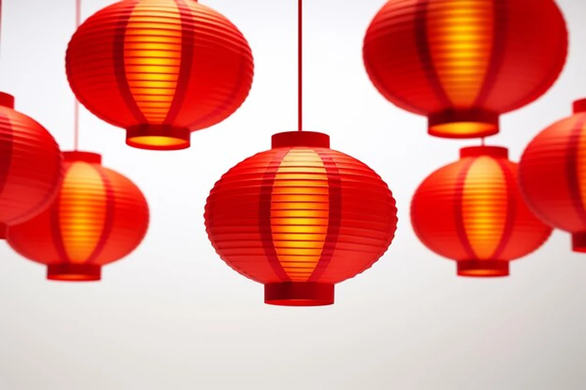 handmade washi paper lanterns japanese autumn festival