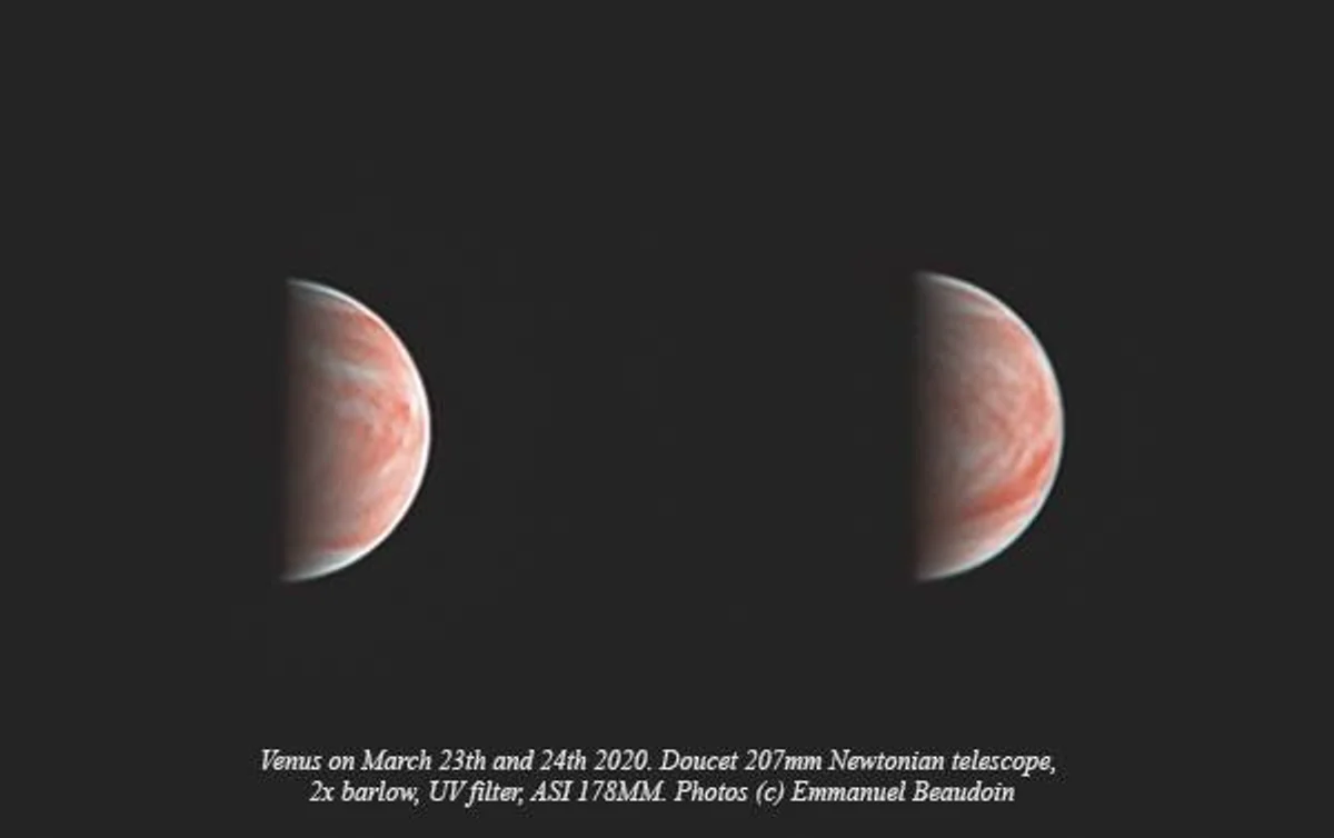 amateur astronomy czech night venus observation