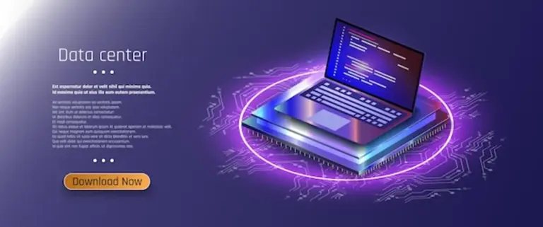 futuristic European quantum computer laboratory