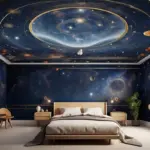 creative diy star map at home night sky drawing