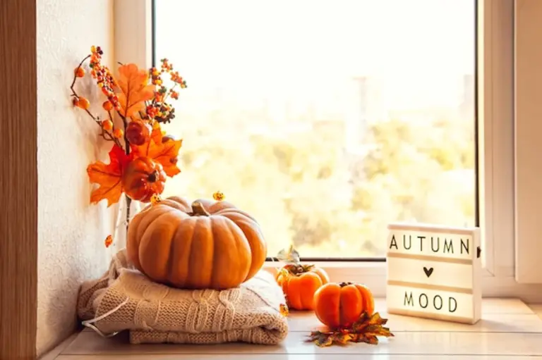 autumn cozy home interior wellbeing