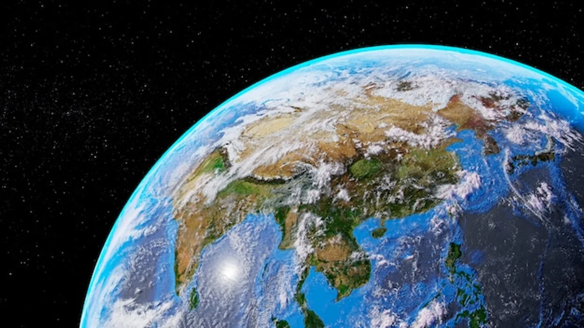 European space technology 3D printing satellite close up