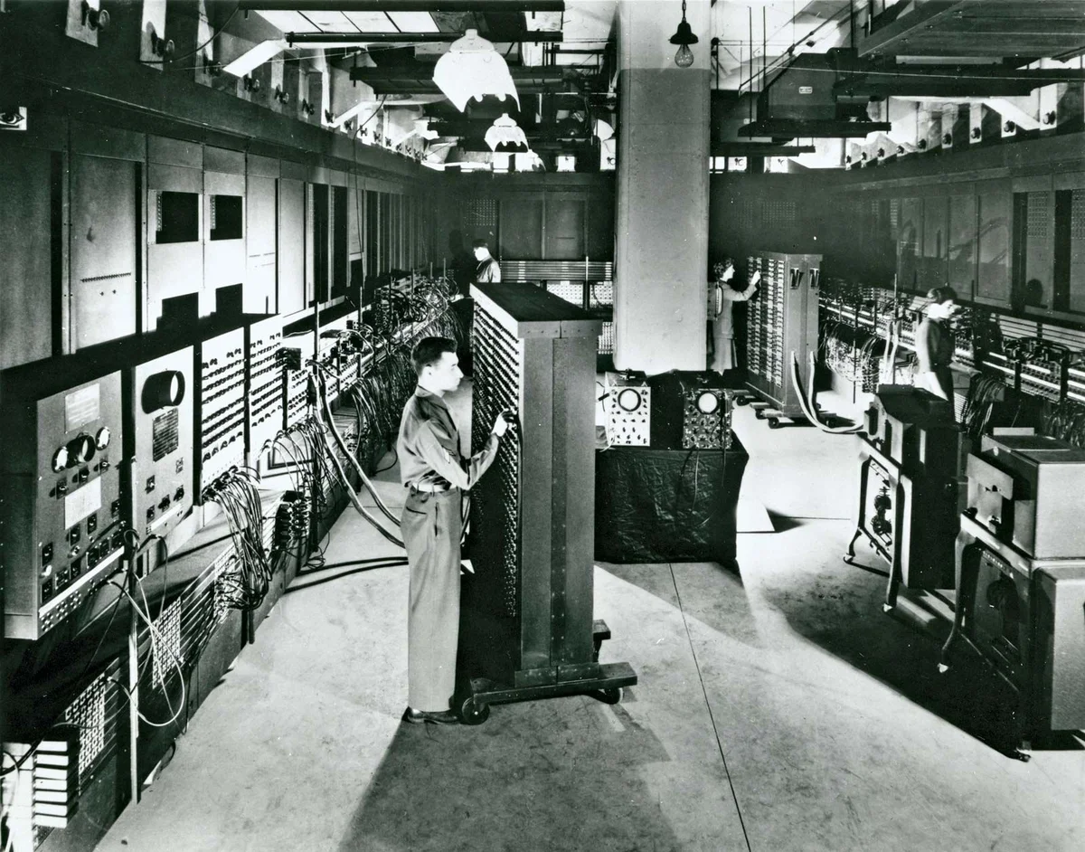 eniac room 1946 computer scientists
