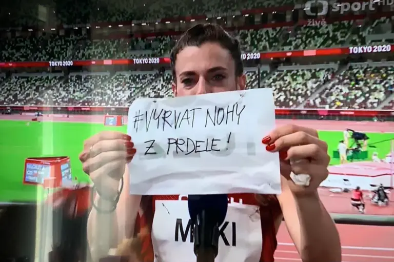 czech athletes breaking records stadium celebration