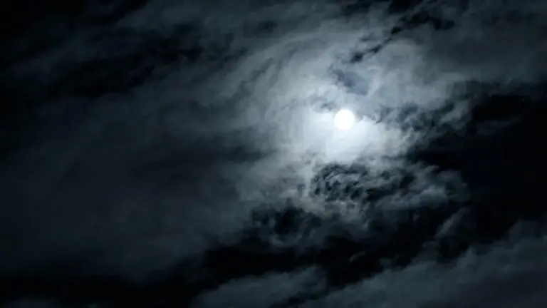 dramatic night sky without stars, cosmic mystery