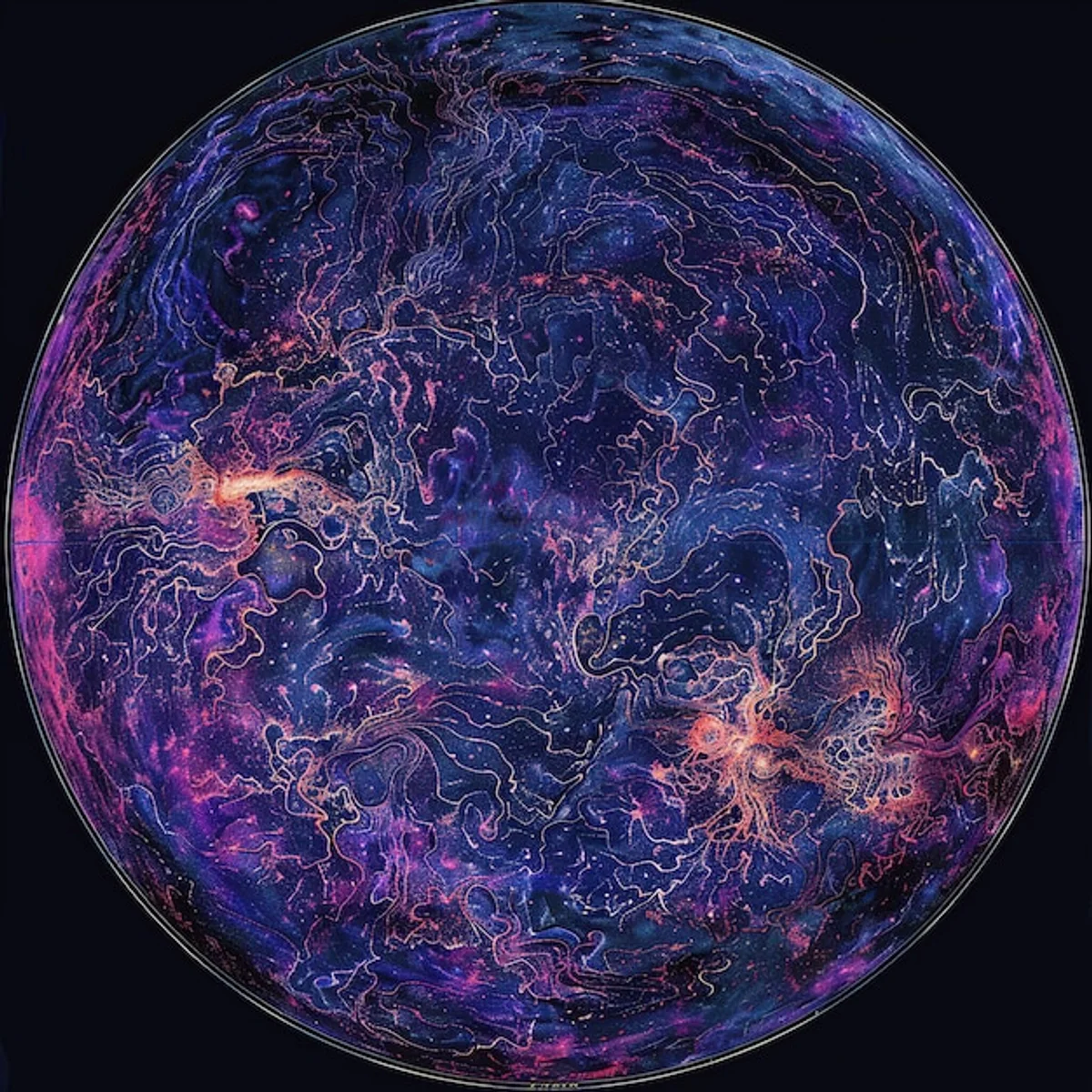 cosmic background radiation visualization