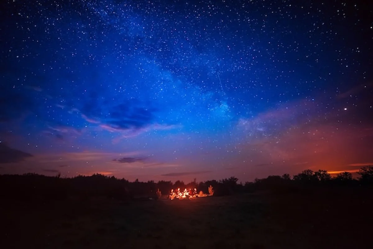 night sky observation europe stars camping