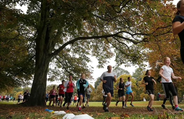 autumn marathon czech republic city park fitness motivation