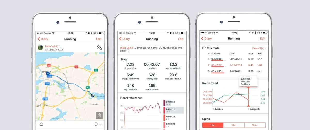 modern sports tracking app outdoor Czech active group