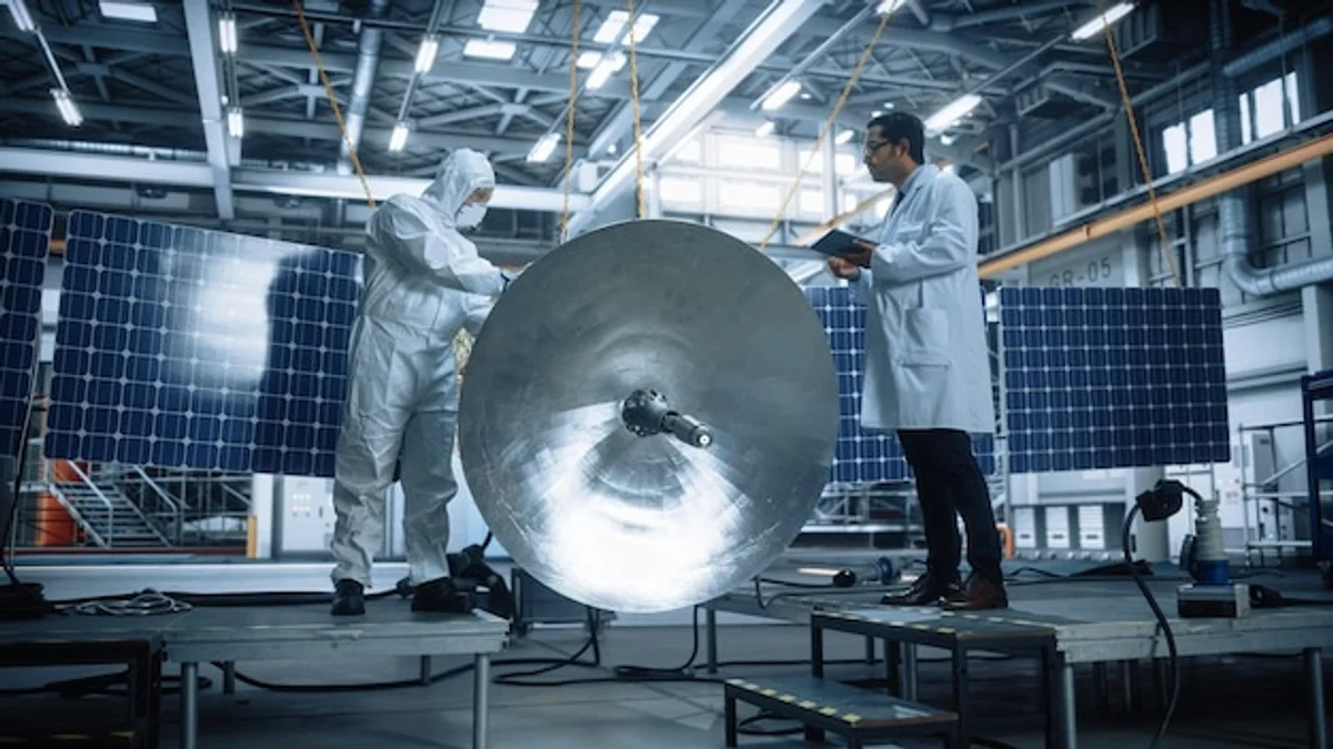 scientists researching black holes in observatory