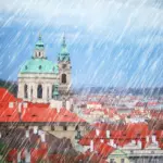 prague autumn atmospheric streets