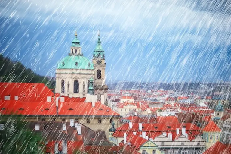 prague autumn atmospheric streets