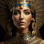 realistic portrait of Cleopatra queen of ancient Egypt