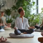 mindful breathing workspace adult
