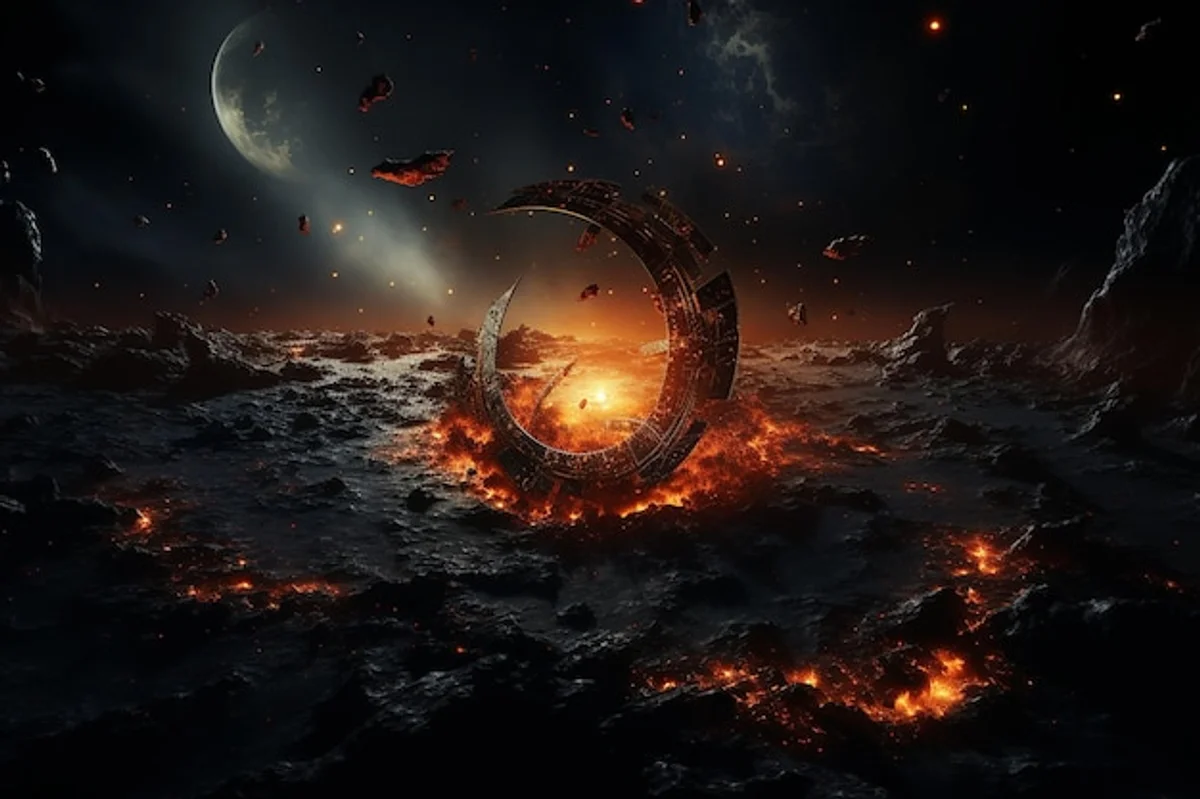 dark matter universe illustration mystery