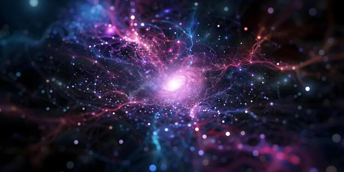 dark matter cosmic mystery illustration