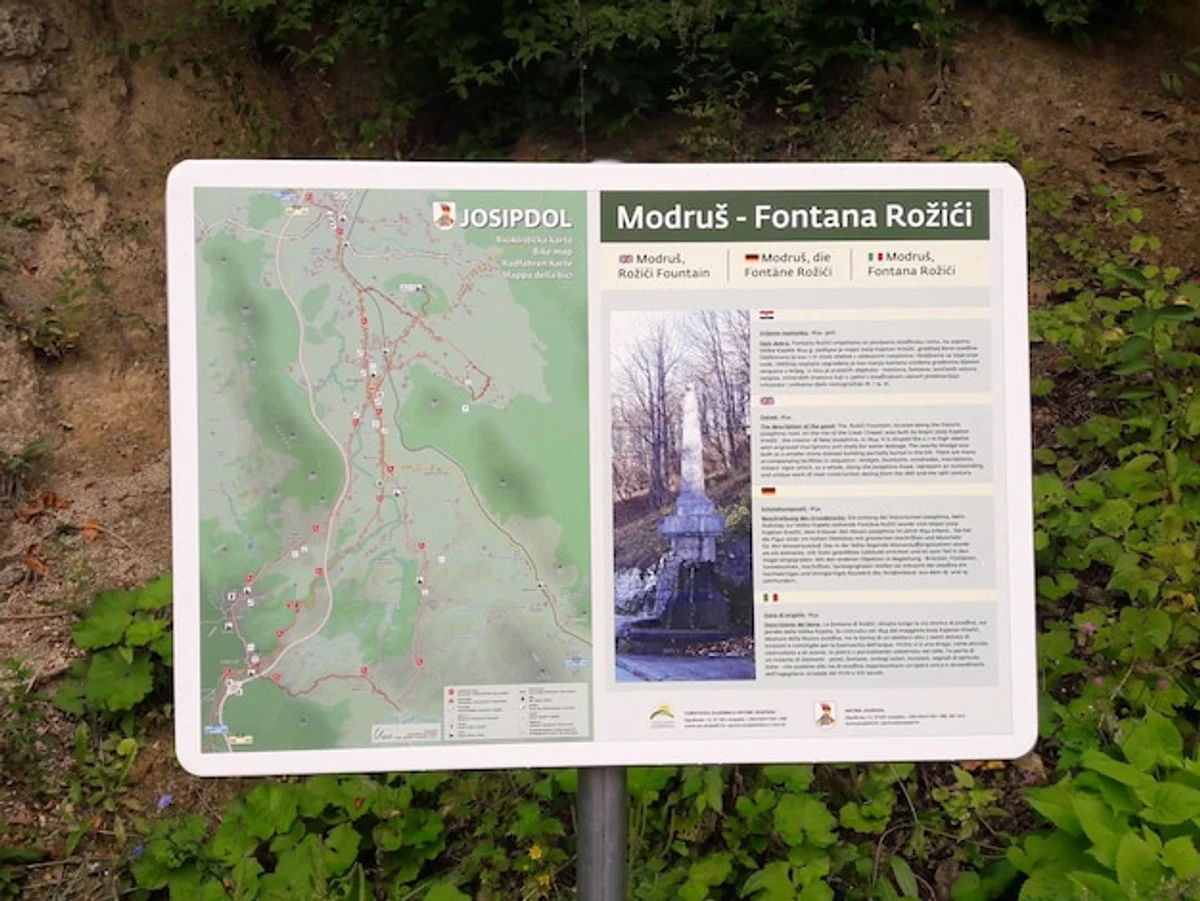 czech hiking trail planning landscape map