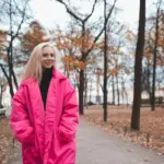 bright autumn clothes fashion cheerful street style