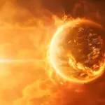 solar eruption earth impact real photo hd