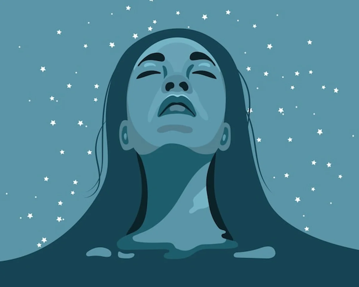 night sky mindfulness mental health