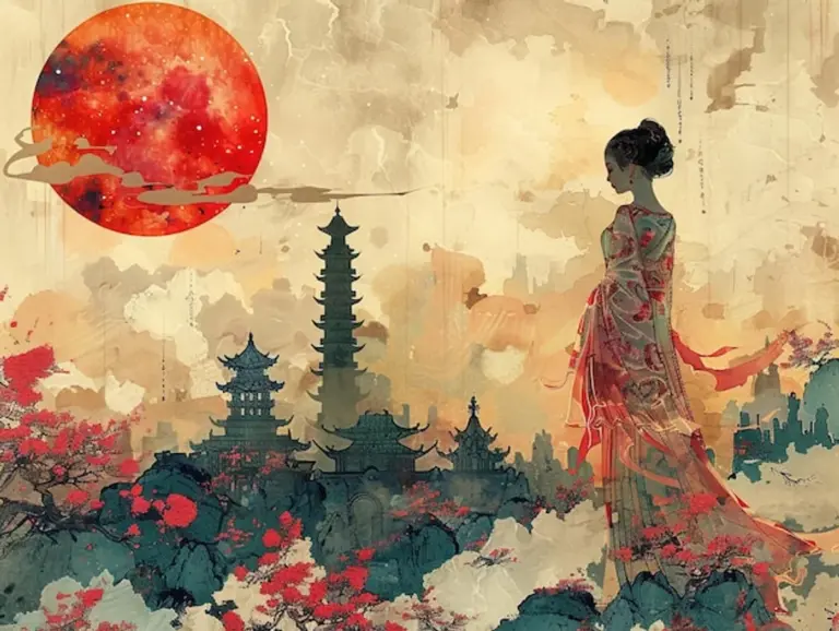 asian autumn home rituals cozy tea japanese moon viewing
