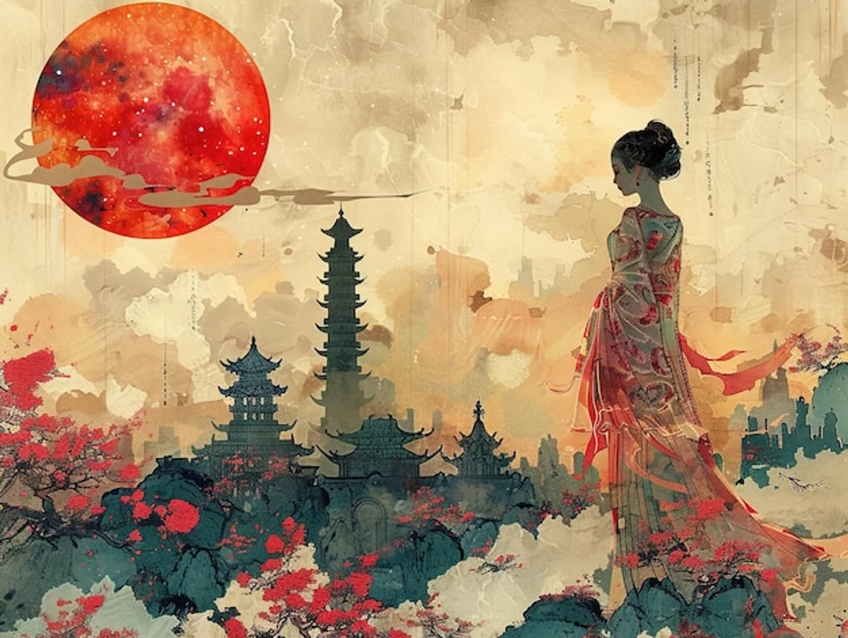 asian autumn home rituals cozy tea japanese moon viewing