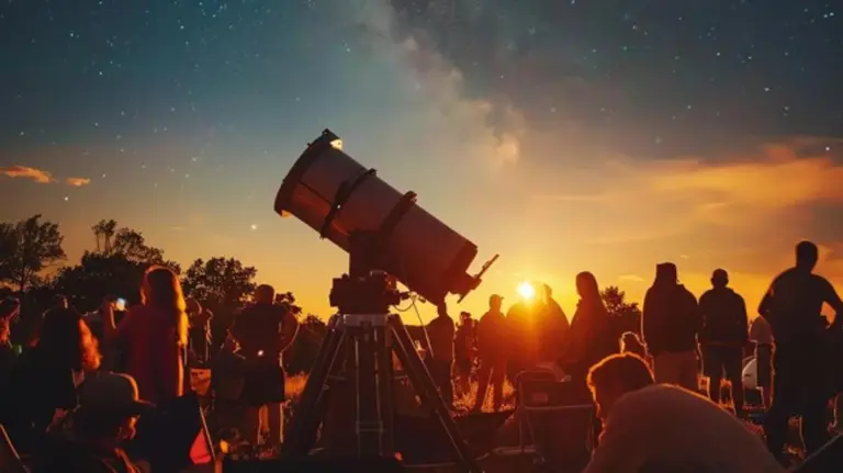 smart telescope night sky backyard