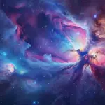 Orion Nebula dramatic night sky