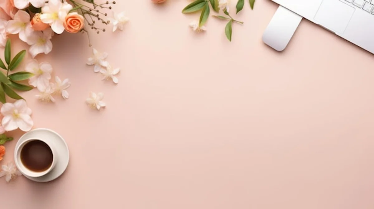 calm workspace morning routine