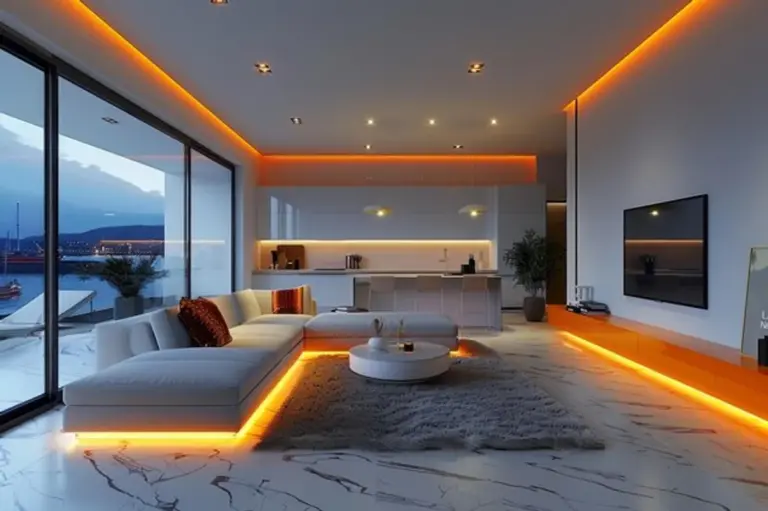 AI smart home organization modern apartment