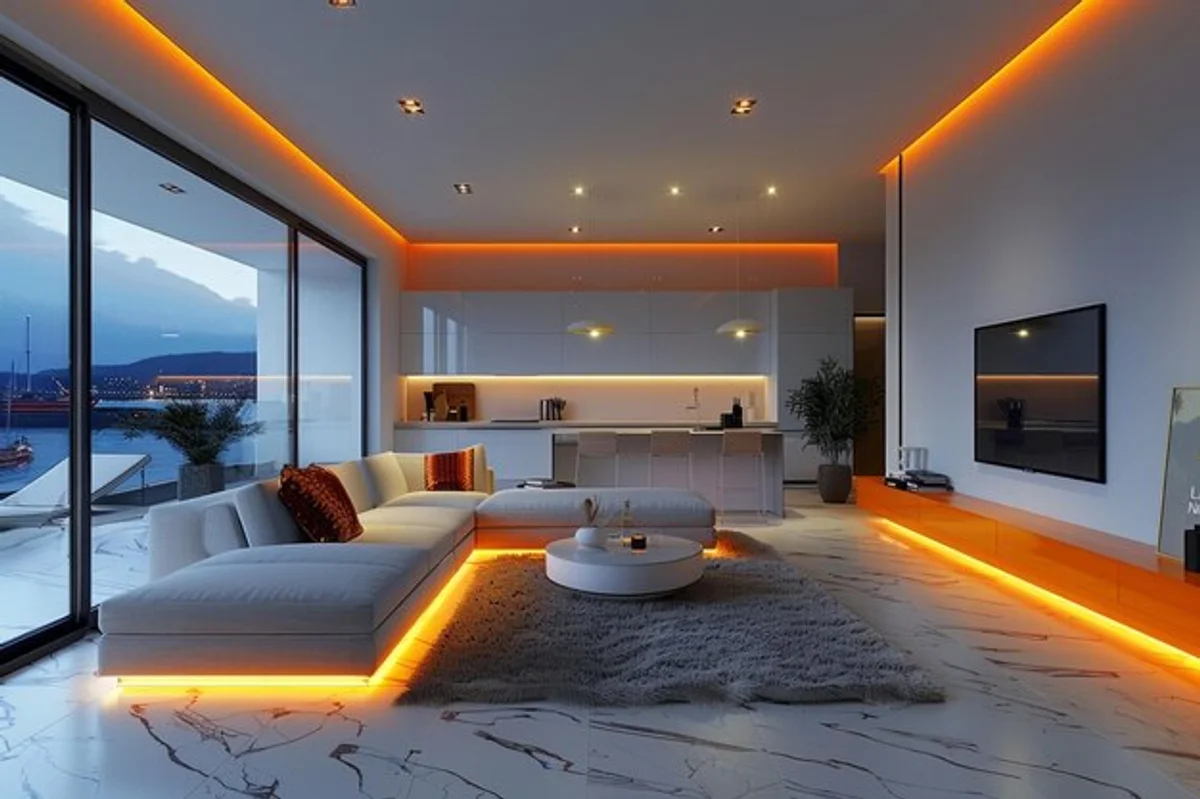 AI smart home organization modern apartment