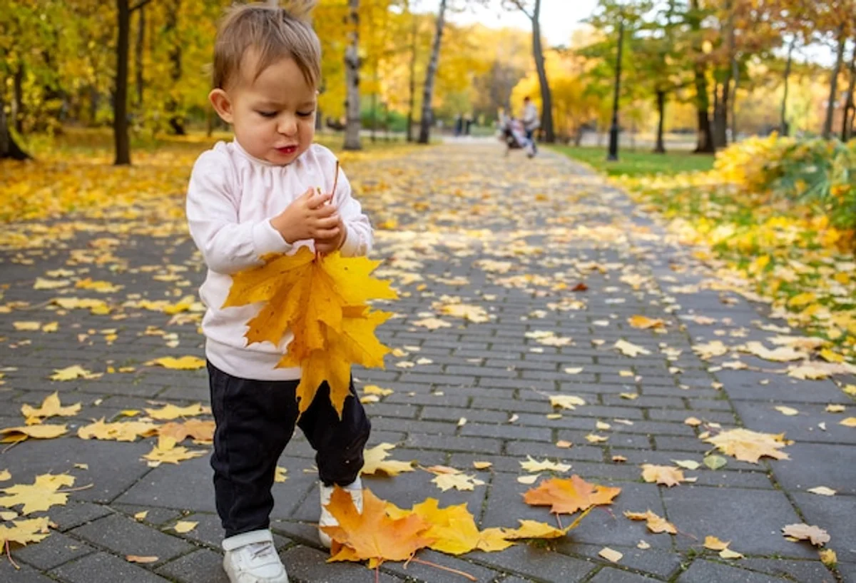 czech fit man outdoor stretching autumn leaves