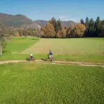 autumn hiking czech mountains couple