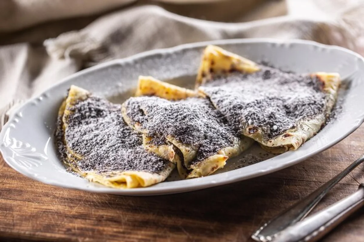 vegan czech traditional food table