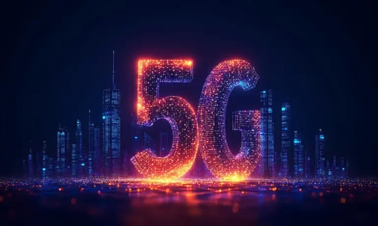 futuristic city 5G network health impact