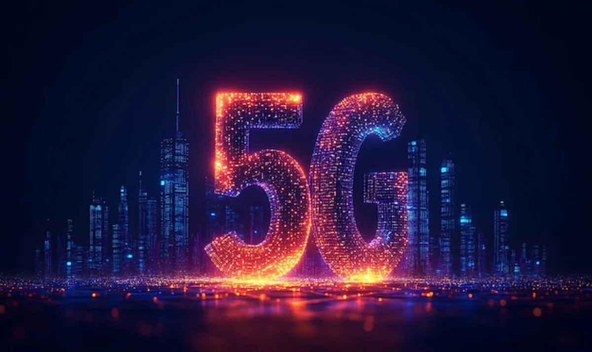 futuristic city 5G network health impact