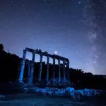 meteor shower night sky Central Europe