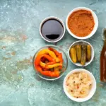 fermented foods rustic table healthy lifestyle