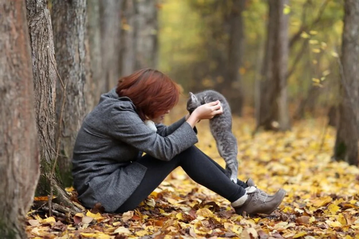 autumn stress woman fatigue