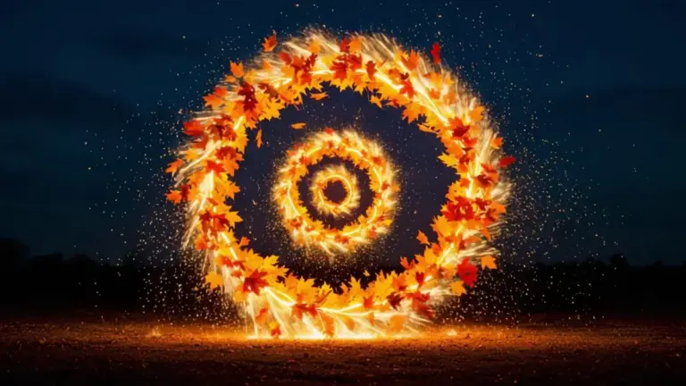 african autumn celebration fire dance night festival