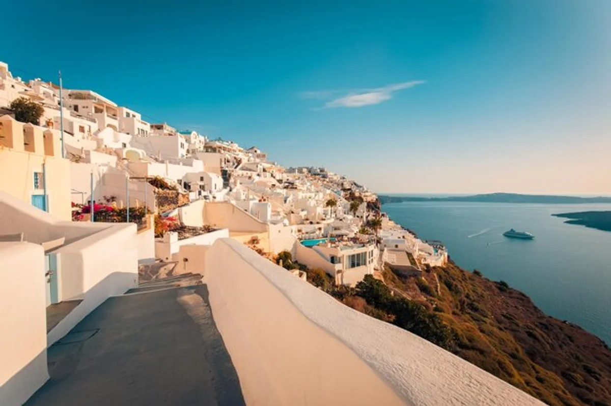 Greek island travel autumn