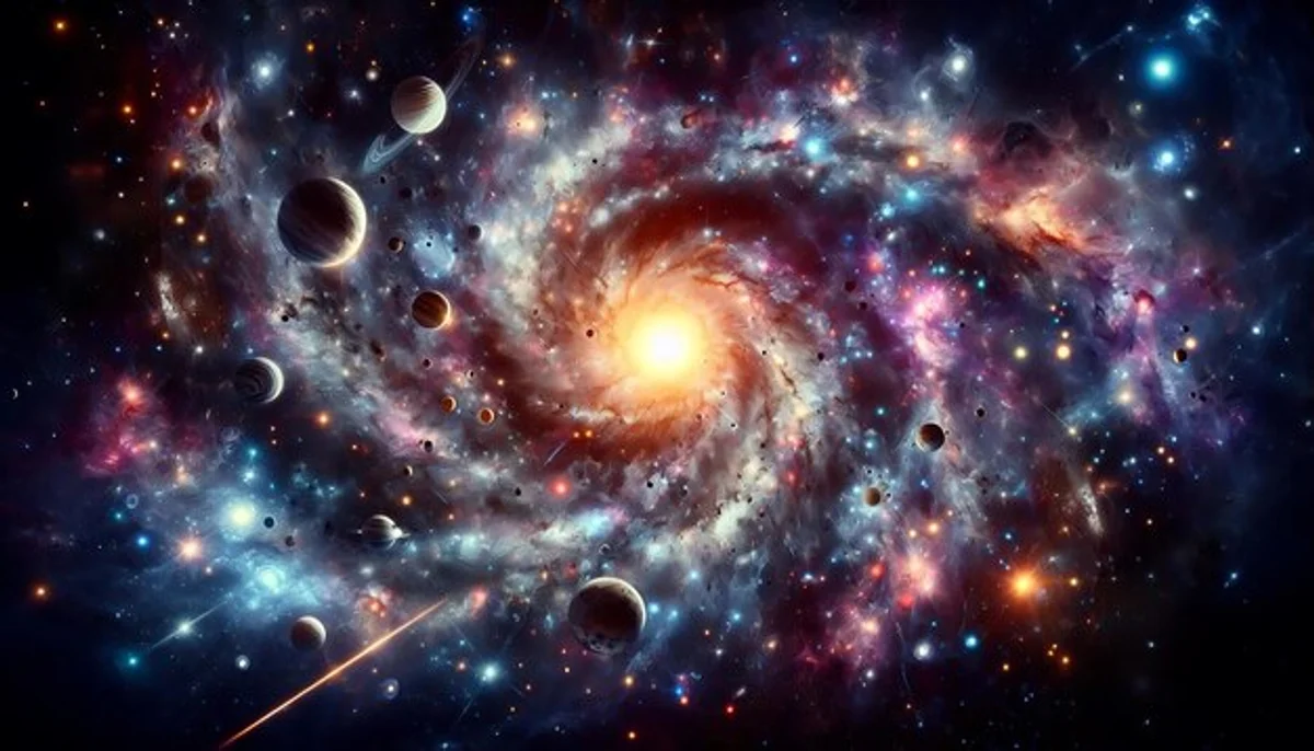 galaxy collision hubble space telescope colors