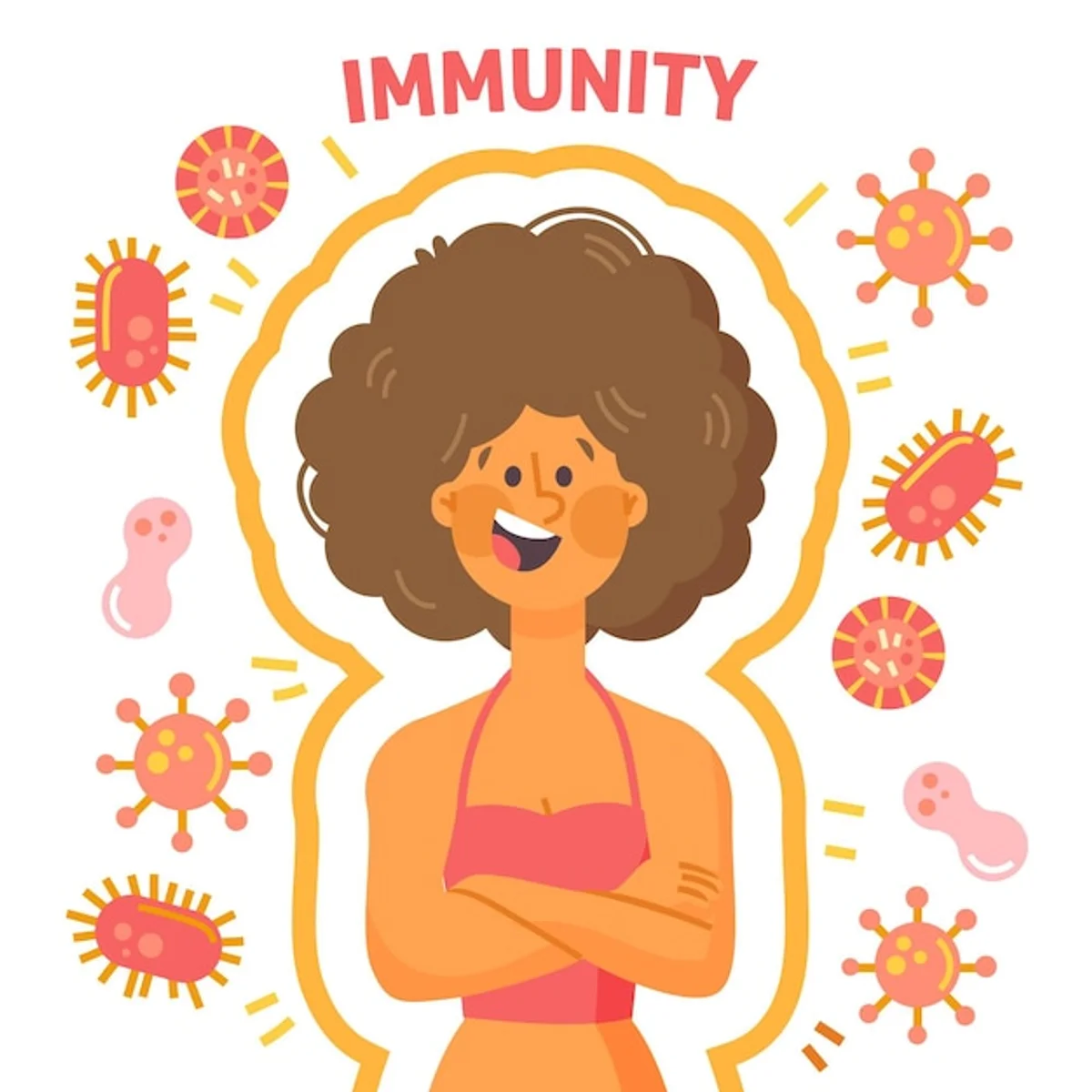 mental health immunity connection illustration