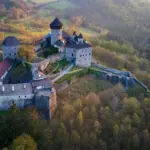 medieval castle mystery drone scan czech republic