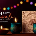 Diwali celebration colorful festival lights India