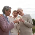 autumn mental health woman walking park czech