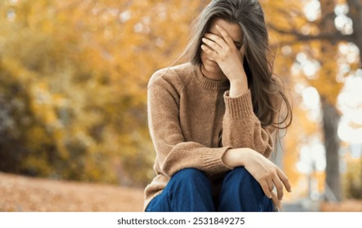 autumn cold depression mental health czech woman