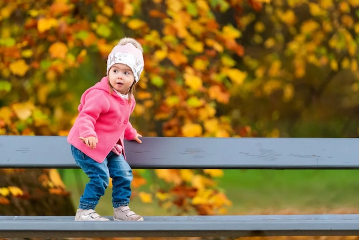 czech people autumn walk park happiness