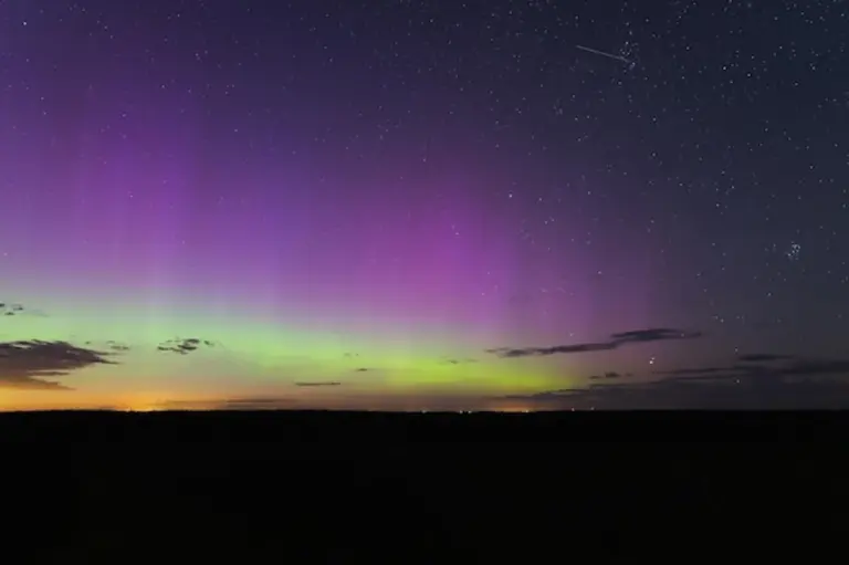 Night sky planets viewed from Europe autumn