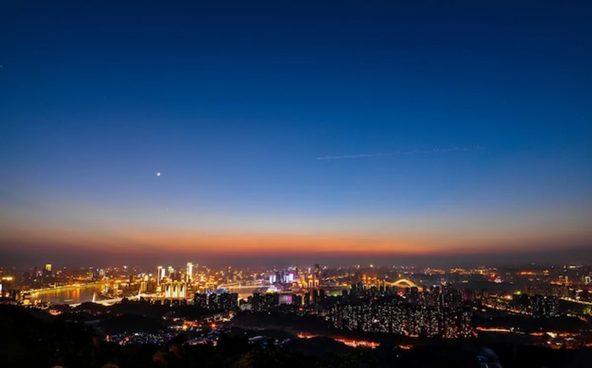 czech november starry night forest